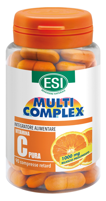 ESI MULTICOMPLEX VITAMINA C PURA 1000 MG RETARD 90 COMPRESSE - Farmacia Bartoli