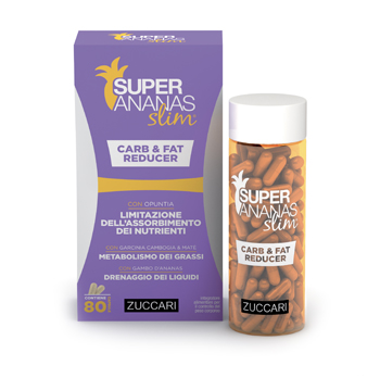 SUPER ANANAS SLIM CARB & FAT REDUCER 80 CAPSULE - Farmacia Bartoli