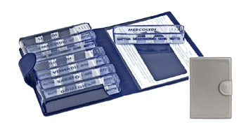 PORTAPILLOLE SETTIMANALE MEDIDOS SILVER APERTURA/CHIUSA IN VELCRO 10,5X15,5X2,5 CM - Farmacia Bartoli