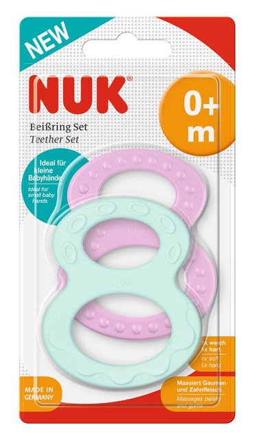 NUK ANELLI DENTIZIONE 2 PEZZI - Farmacia Bartoli