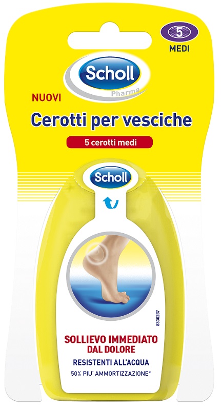 SCHOLL CEROTTI PER VESCICHE MEDIO DITA DEI PIEDI 6 PEZZI - Farmacia Bartoli