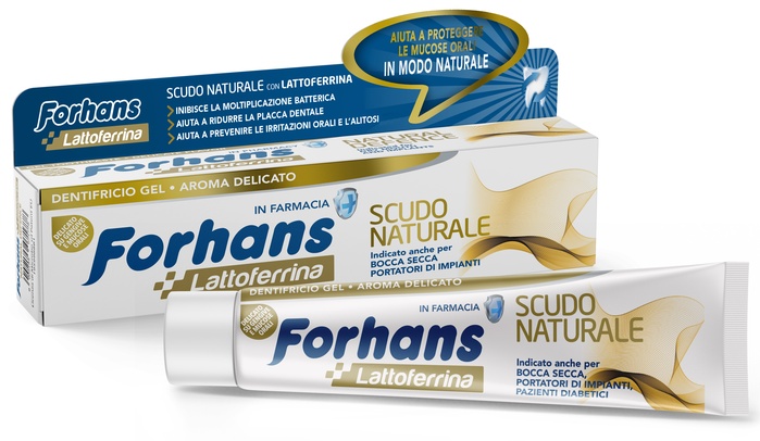 FORHANS DENTIFRICIO SCUDO NATURALE 75 ML - Farmacia Bartoli