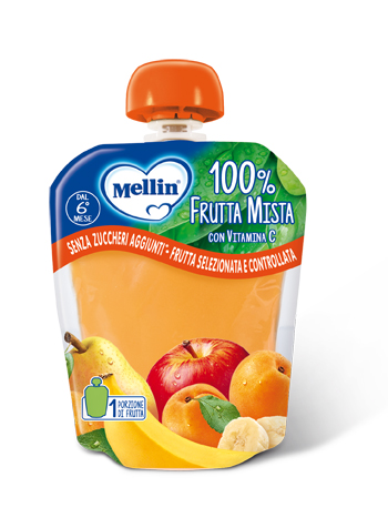 MELLIN POUCH FRUTTA MISTA 90 G - Farmacia Bartoli