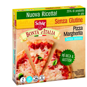 SCHAR SURGELATI PIZZA MARGHERITA SENZA LATTOSIO 700 G 1 PEZZO - Farmacia Bartoli