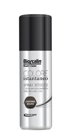 BIOSCALIN NUTRICOLOR SPRAY COLORE ISTANTANEO CASTANO SCURO 75 ML - Farmacia Bartoli