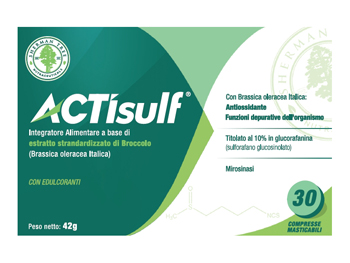 ACTISULF 600MG 30 COMPRESSE MASTICABILI - Farmacia Bartoli