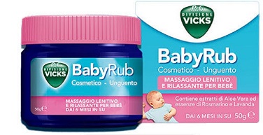 VICKS BABYRUB UNGUENTO 50 G - Farmacia Bartoli
