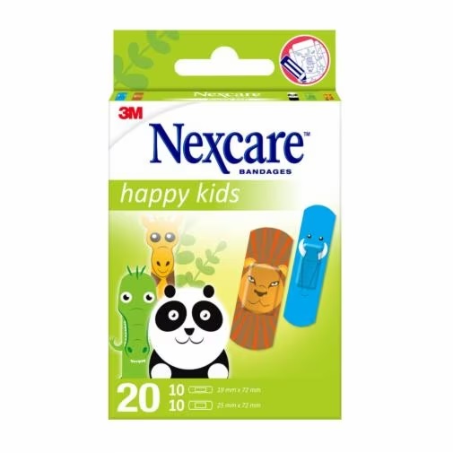 CEROTTI NEXCARE KIDS PLASTERS ANIMALS 20 PEZZI ASSORTITI - Farmacia Bartoli