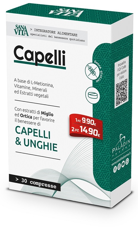SANAVITA CAPELLI 30 COMPRESSE - Farmacia Bartoli