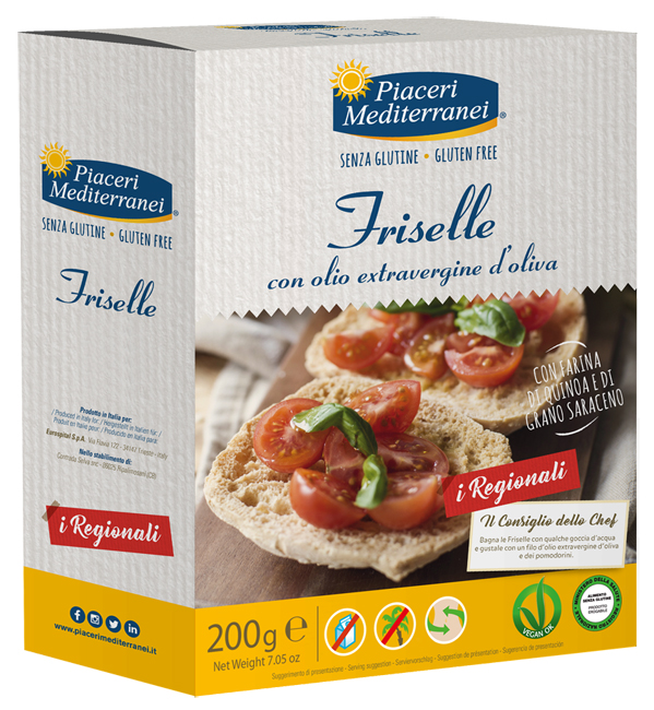 PIACERI MEDITERRANEI FRISELLE 200 G - Farmacia Bartoli