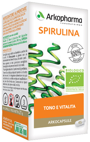 ARKO CAPSULE SPIRULINA BIO 45 CAPSULE - Farmacia Bartoli