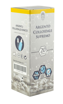 ARGENTO COLLOIDALE SUPREMO 20PPM 100 ML SPRAY + CONTAGOCCE - Farmacia Bartoli