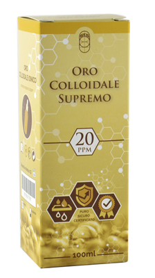 ORO COLLOIDALE SUPREMO 20PPM 100 ML - Farmacia Bartoli