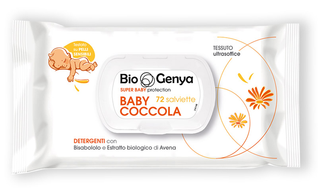 BIOGENYA SUPER BABY PROTECTION 72 SALVIETTE BABY COCCOLA DETERGENTI - Farmacia Bartoli