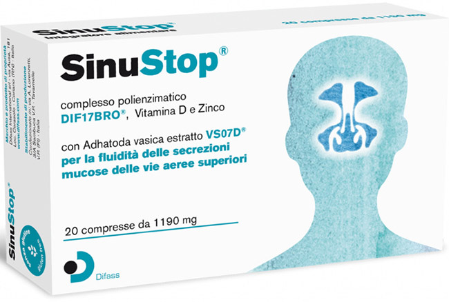 SINUSTOP 20 COMPRESSE DA 1190 MG - Farmacia Bartoli
