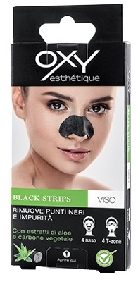 OXY BLACK STRIPS 8 PEZZI - Farmacia Bartoli