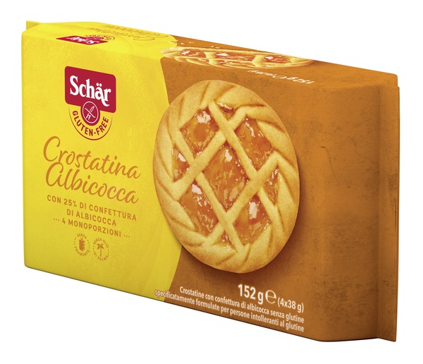 SCHAR CROSTATINA CON CONFETTURA DI ALBICOCCA 4 MONOPORZIONI DA 35 G - Farmacia Bartoli