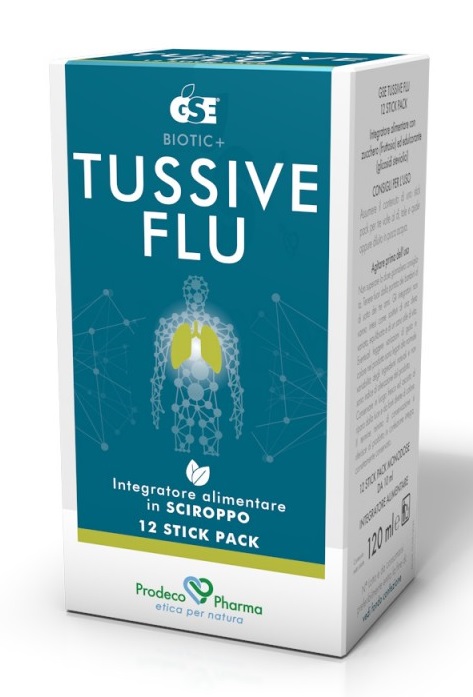 GSE TUSSIVE FLU 12 STICKPACK - Farmacia Bartoli