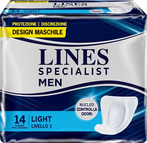PANNOLONI LINES SPECIALIST MEN LIVELLO 1 14 PEZZI - Farmacia Bartoli