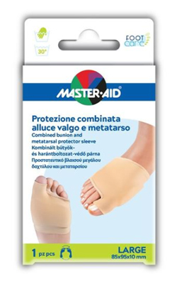 PROTEZIONE MASTER-AID FOOTCARE PER ALLUCE VALGO E METATARSO LARGE 1 PEZZO D8 - Farmacia Bartoli