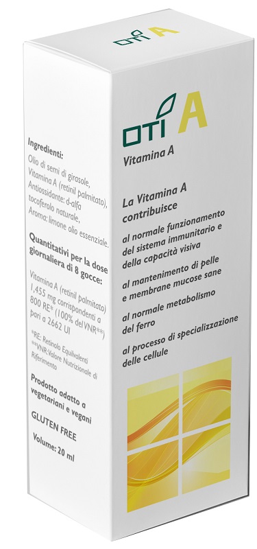 OTI A VITAMINA A GOCCE 20 ML - Farmacia Bartoli