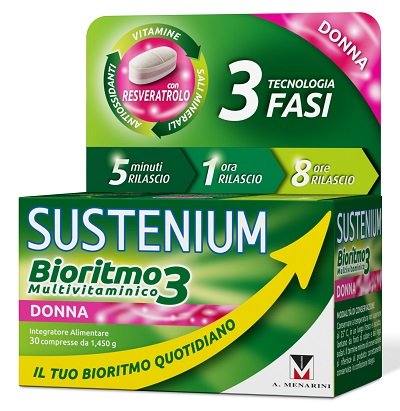SUSTENIUM BIORITMO3 DONNA ADULTA 30 COMPRESSE - Farmacia Bartoli