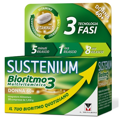 SUSTENIUM BIORITMO3 DONNA 60+ 30 COMPRESSE - Farmacia Bartoli