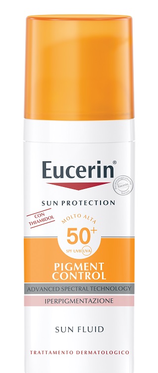EUCERIN SUN PROTECTION SPF 50+ PIGMENT CONTROL SUN FLUID 50 ML - Farmacia Bartoli