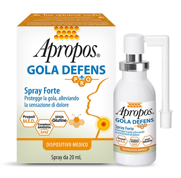 APROPOS GOLA DEFENS PRO SPRAY FORTE 20 ML - Farmacia Bartoli