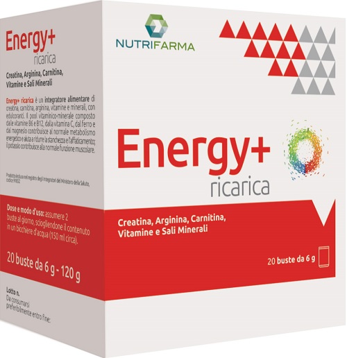 ENERGY+ RICARICA 20 BUSTINE - Farmacia Bartoli