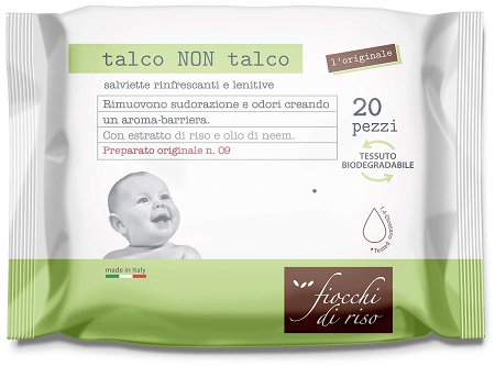 FIOCCHI DI RISO SALVIETTE TALCO NON TALCO - Farmacia Bartoli