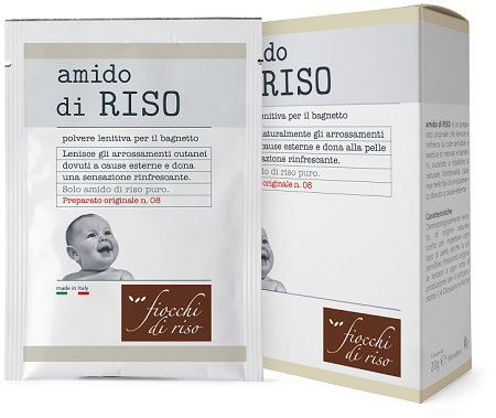 FIOCCHI DI RISO AMIDO DI RISO POLVERE LENITIVO 100 G - Farmacia Bartoli