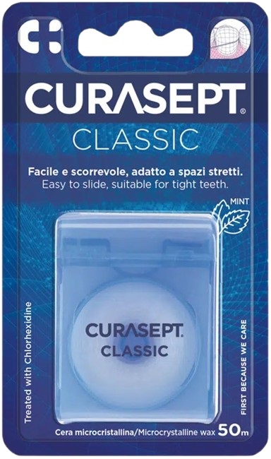 CURASEPT FLOSS CLASSIC CERATO CLOREXIDINA - Farmacia Bartoli