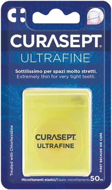 CURASEPT ULTRAFINE FILO INTERDENTALE NON CERATO CLOREXIDINA - Farmacia Bartoli