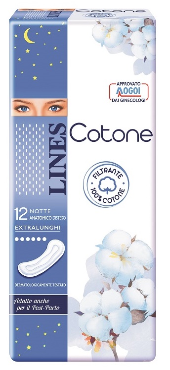 LINES COTONE NON ULTRA NOTTE DISTESI 12 PEZZI - Farmacia Bartoli