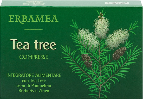 ERBAMEA TEA TREE 30 COMPRESSE - Farmacia Bartoli