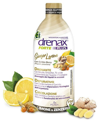 DRENAX FORTE PLUS GINGER LEMON 750 ML - Farmacia Bartoli