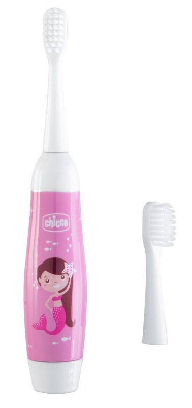 CHICCO SPAZZOLINO ELETTRICO ROSA - Farmacia Bartoli