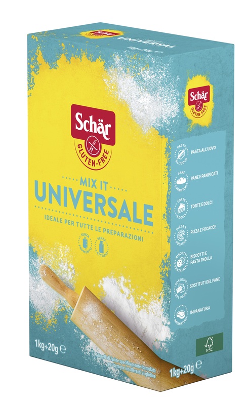 SCHAR MIX IT FARINA UNIVERSALE SENZA LATTOSIO 1 KG + 20 G - Farmacia Bartoli