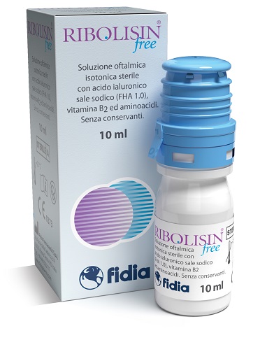 COLLIRIO SOLUZIONE OFTALMICA RIBOLISIN FREE 10 ML - Farmacia Bartoli