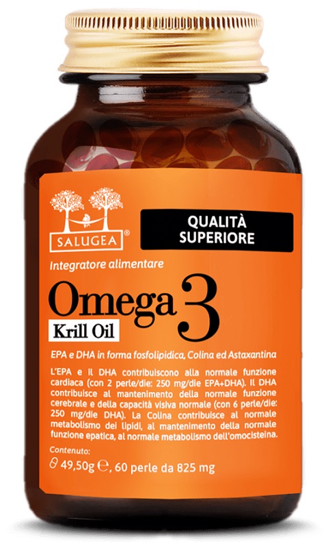 SALUGEA OMEGA 3 KRILL OIL 60 PERLE - Farmacia Bartoli
