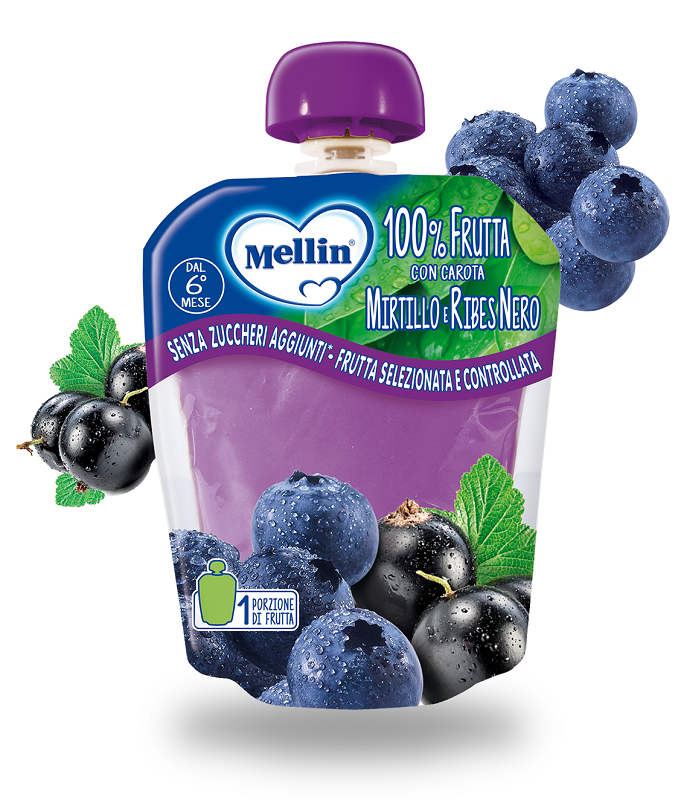 MELLIN POUCH MIRTILLO/RIBES 90 G - Farmacia Bartoli