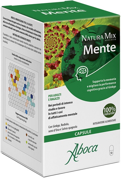 NATURA MIX ADVANCED MENTE 50 CAPSULE - Farmacia Bartoli