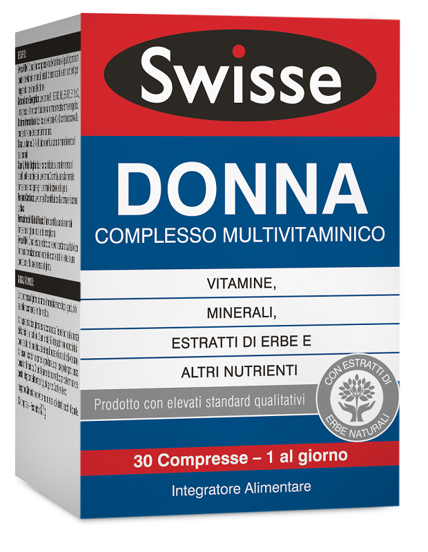 SWISSE MULTIVITAMINICO DONNA 30 COMPRESSE - Farmacia Bartoli