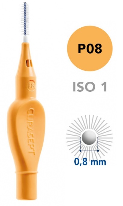 CURASEPT PROXI P08 ARANCIO CHIARO/TANGERINO 5 PEZZI - Farmacia Bartoli