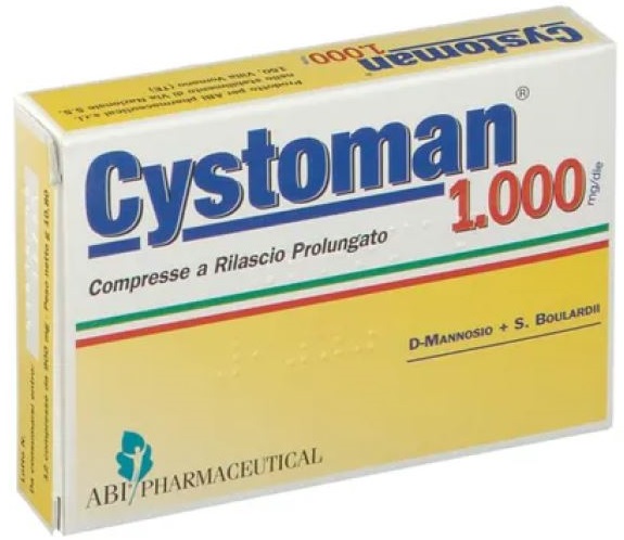 CYSTOMAN 1000 12 COMPRESSE - Farmacia Bartoli