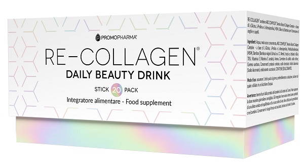 RE-COLLAGEN DAILY BEAUTY DRINK 20 STICK PACK X 12 ML - Farmacia Bartoli