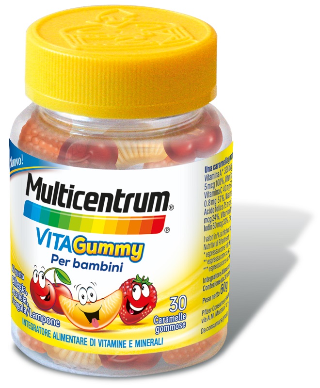 MULTICENTRUM VITAGUMMY 30 CARAMELLE GOMMOSE - Farmacia Bartoli