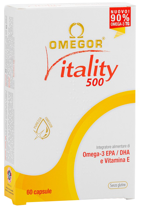 OMEGOR VITALITY 500 60 CAPSULE - Farmacia Bartoli