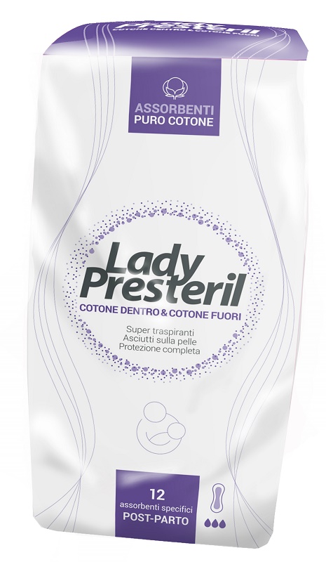 LADY PRESTERIL POSTPARTO 12 PEZZI - Farmacia Bartoli